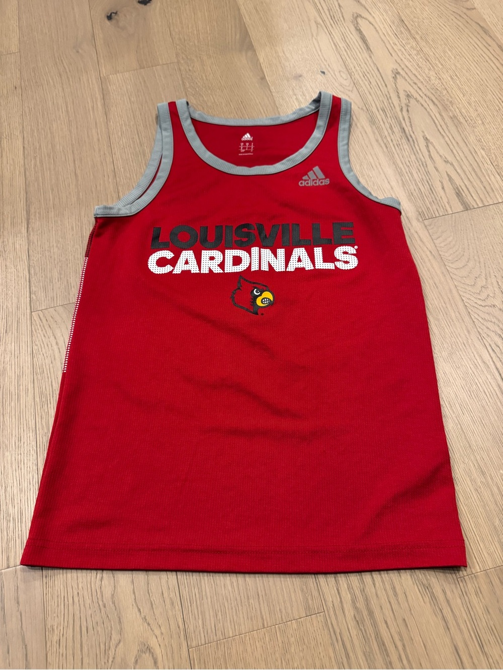 Adidas Red Louisville Cardinals Performance Tank